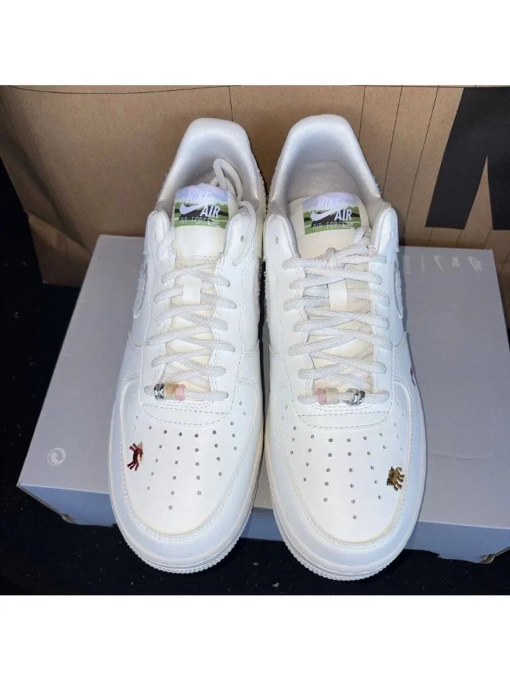 NEW Nike Air Force 1 '07 White Year Of The Horse IQ1143-100 Women Size 9